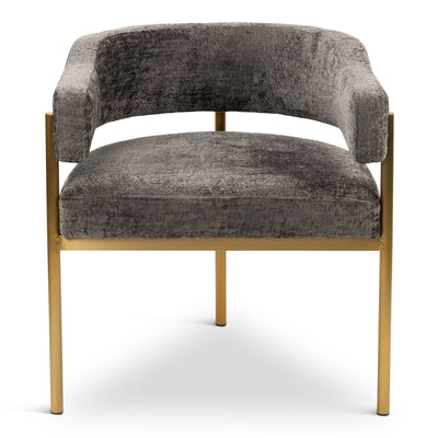 Pain Killer DIning Chair in Hammered Chenille - Tom Collins Home