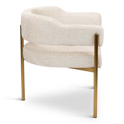 Pain Killer DIning Chair in Hammered Chenille - Tom Collins Home