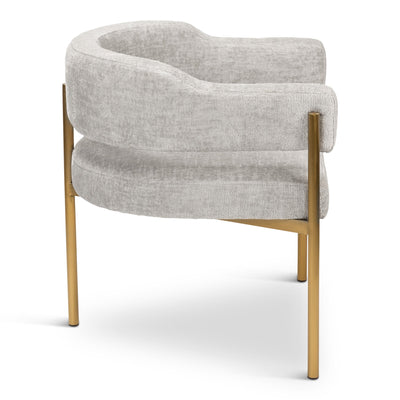 Pain Killer DIning Chair in Hammered Chenille - Tom Collins Home