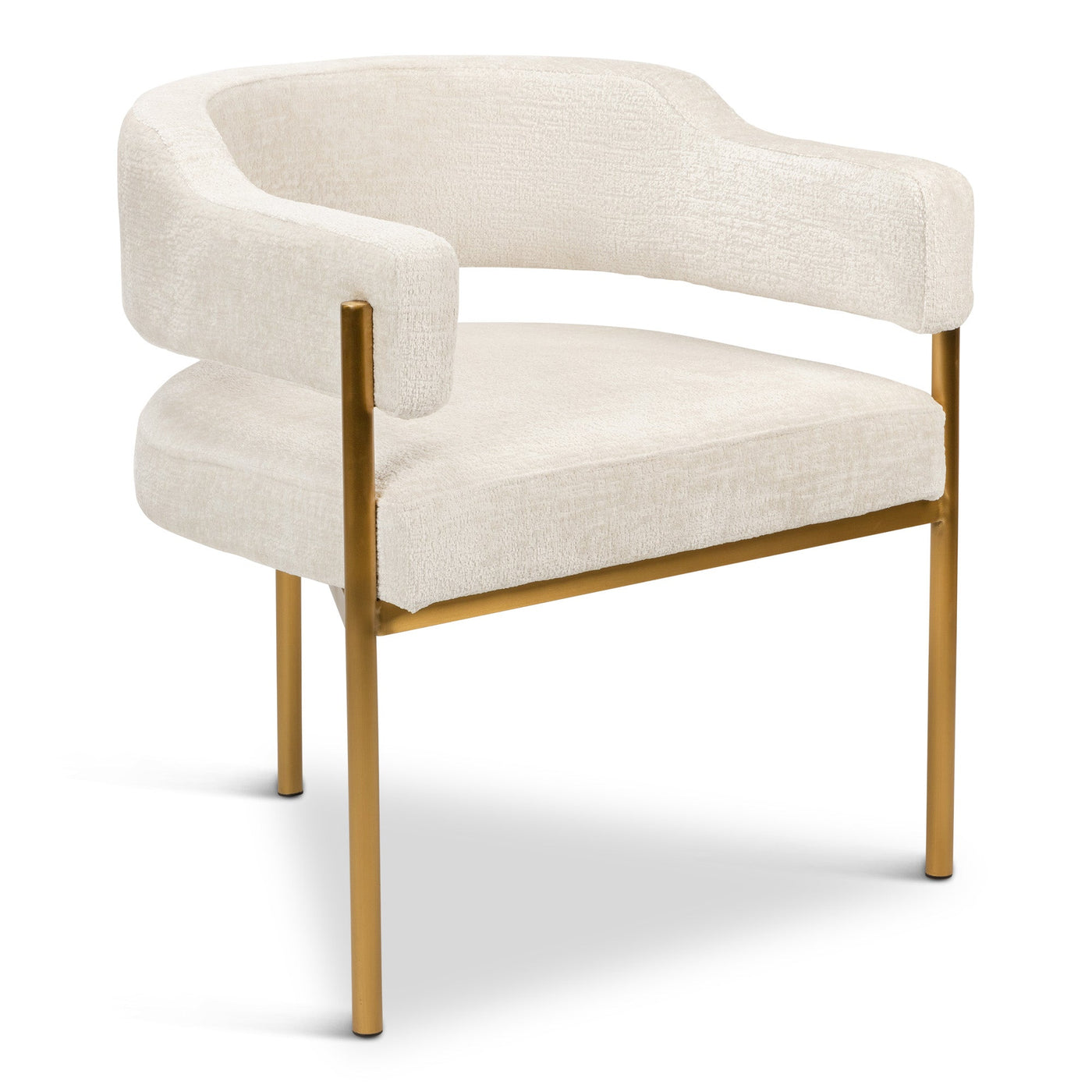 Pain Killer DIning Chair in Hammered Chenille - Tom Collins Home