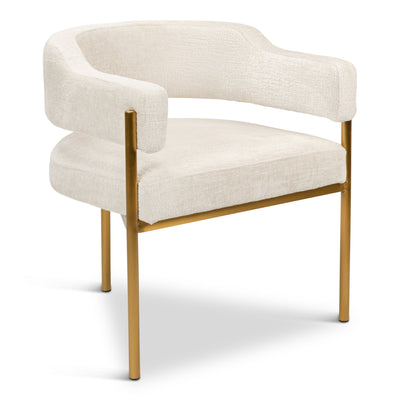 Pain Killer DIning Chair in Hammered Chenille - Tom Collins Home