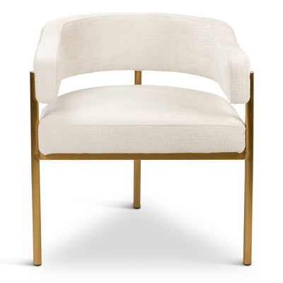 Pain Killer DIning Chair in Hammered Chenille - Tom Collins Home
