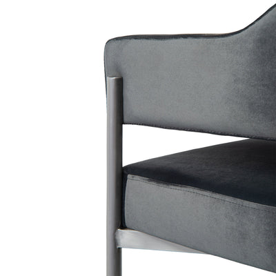 Pain Killer Dining Chair in Velvet - Tom Collins Home