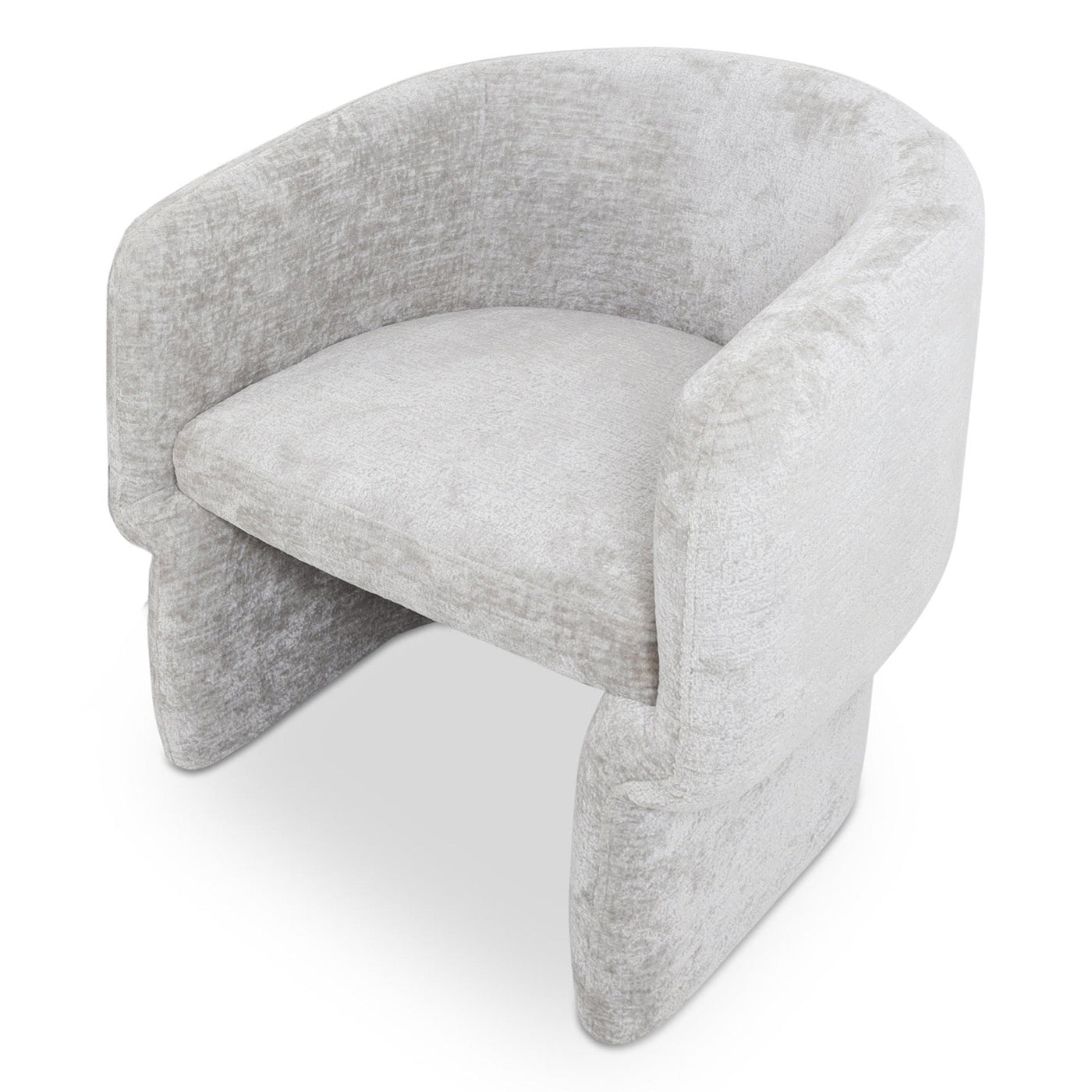 Piña colada Dining Chair in Hammered Chenille - Tom Collins Home