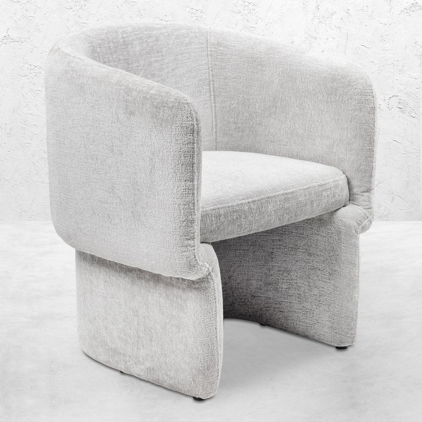 Piña colada Dining Chair in Hammered Chenille - Tom Collins Home