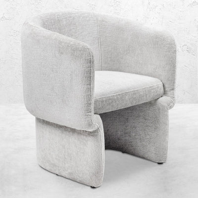 Piña colada Dining Chair in Hammered Chenille - Tom Collins Home