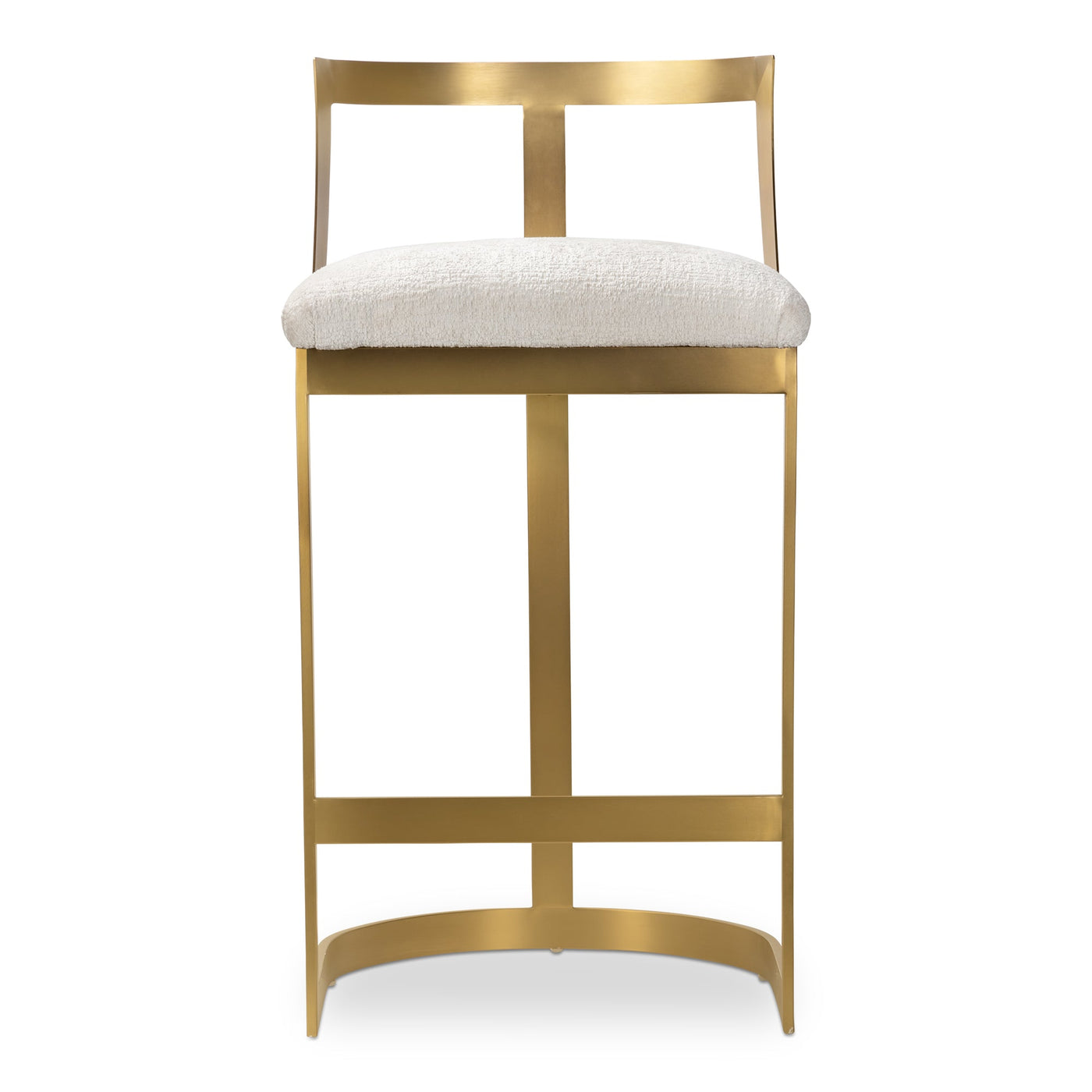 Pisco Punch Bar And Counter Stool in Hammered Chenille - Tom Collins Home