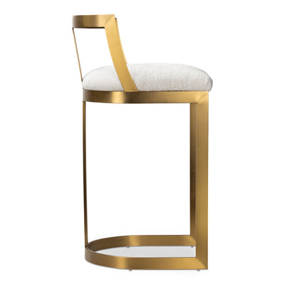 Pisco Punch Bar And Counter Stool in Hammered Chenille - Tom Collins Home