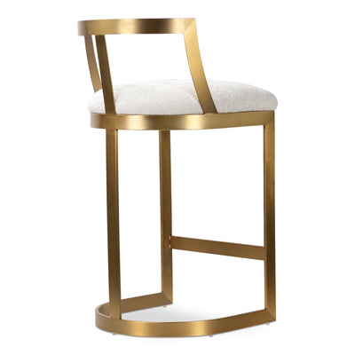 Pisco Punch Bar And Counter Stool in Hammered Chenille - Tom Collins Home