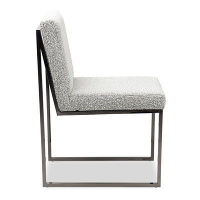 Screwdriver Dining Chair in Boucle - Tom Collins Home
