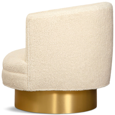 Studio 54 Occasional Chair in Faux Sheepskin - Tom Collins Home
