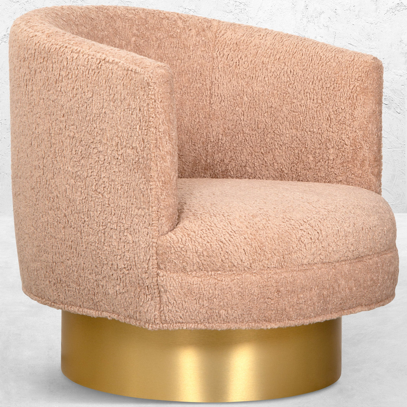 Studio 54 Occasional Chair in Faux Sheepskin - Tom Collins Home