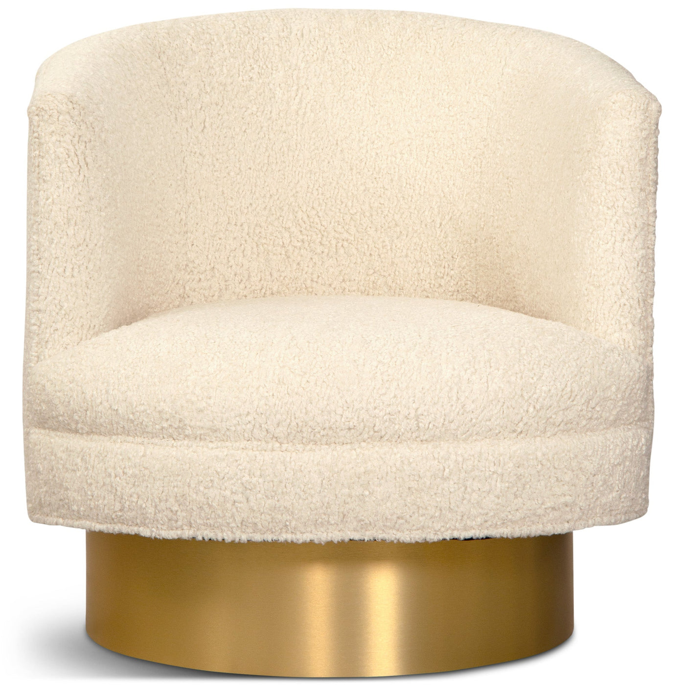Studio 54 Occasional Chair in Faux Sheepskin - Tom Collins Home
