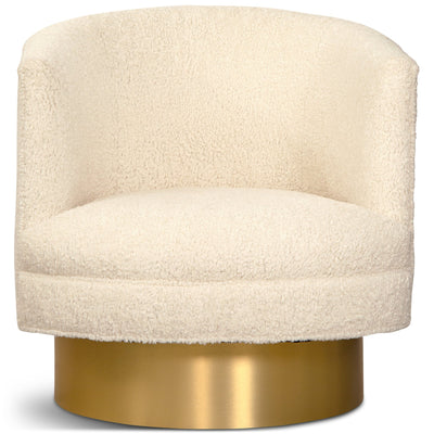 Studio 54 Occasional Chair in Faux Sheepskin - Tom Collins Home