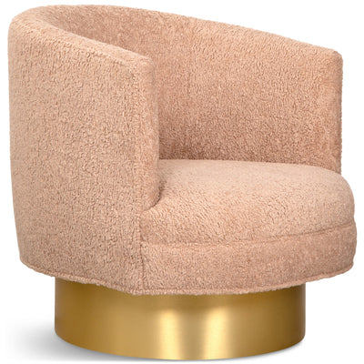 Studio 54 Occasional Chair in Faux Sheepskin - Tom Collins Home