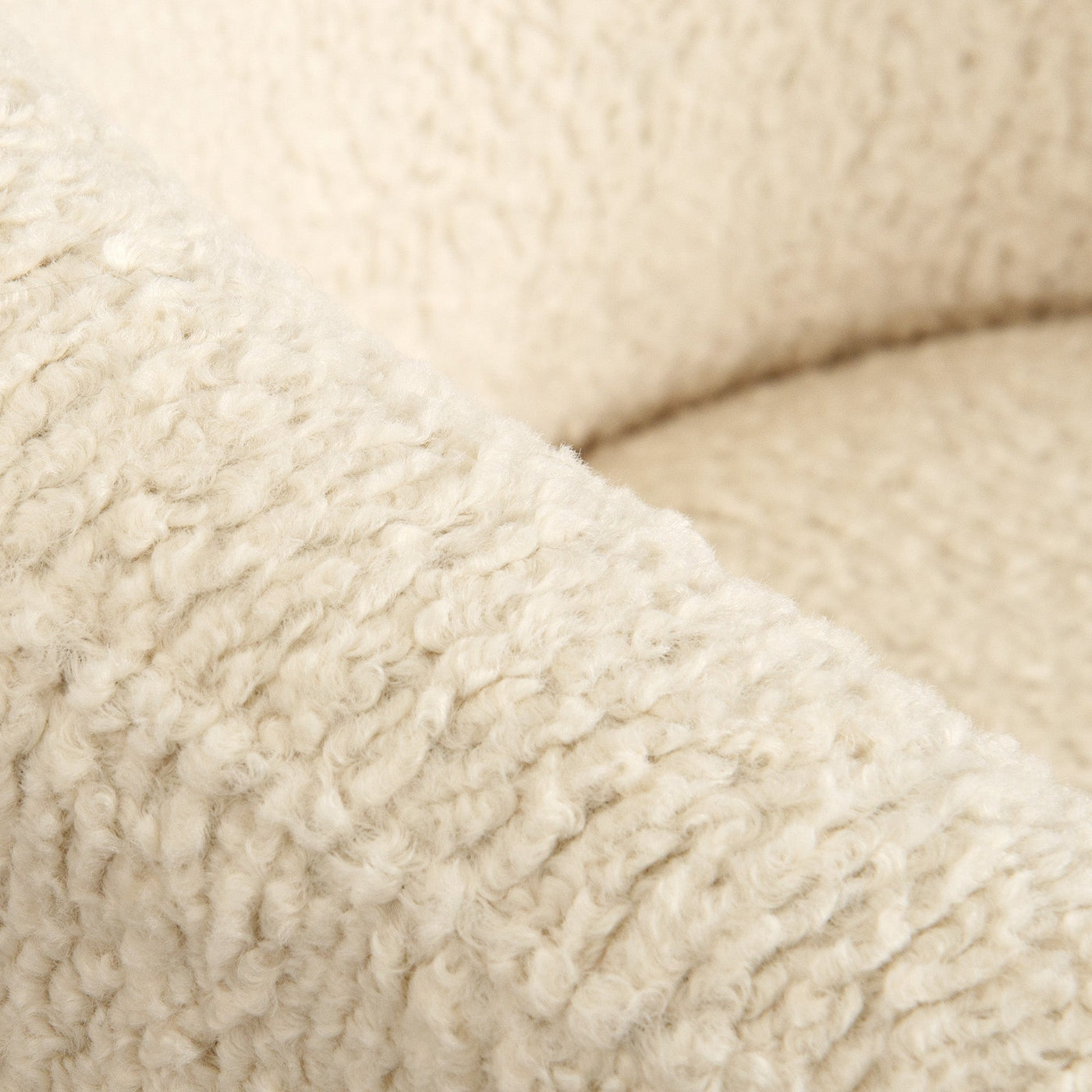 Studio 54 Occasional Chair in Faux Sheepskin - Tom Collins Home