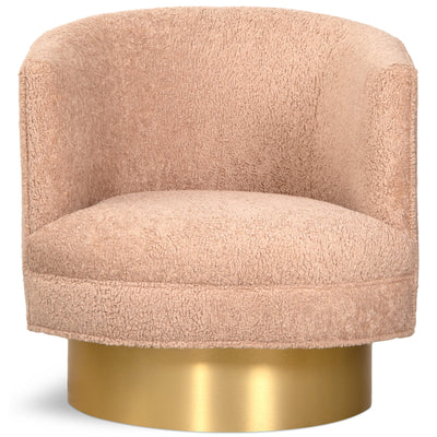 Studio 54 Occasional Chair in Faux Sheepskin - Tom Collins Home