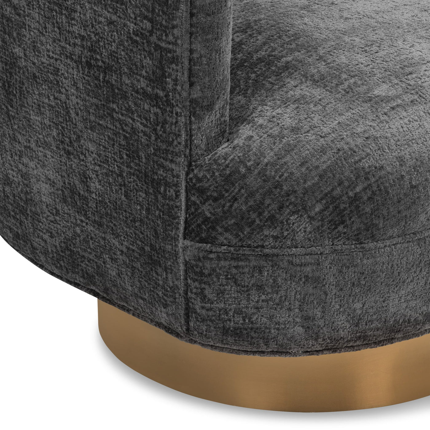 Studio 54 Occasional Chair in Hammered Chenille - Tom Collins Home