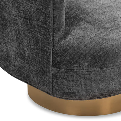 Studio 54 Occasional Chair in Hammered Chenille - Tom Collins Home