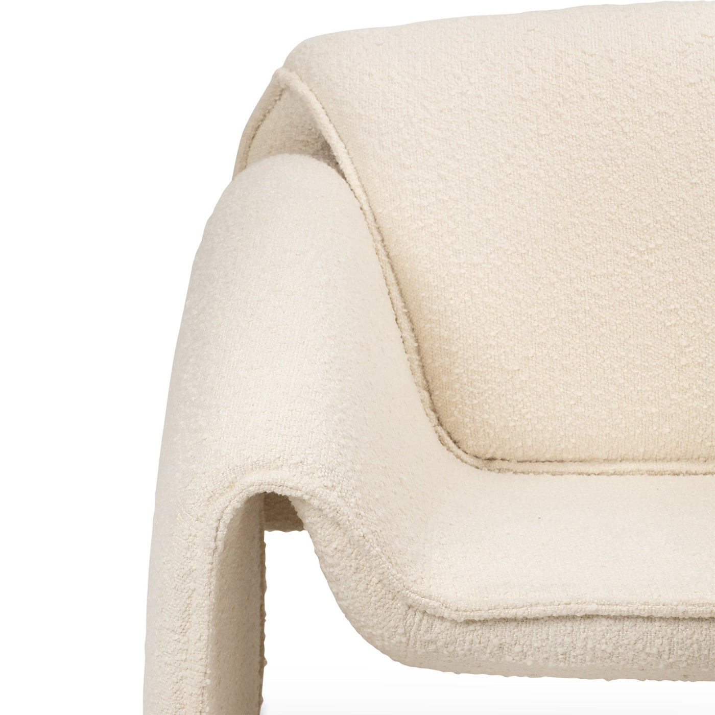 The Alexander Occasional Chair in Boucle - Tom Collins Home
