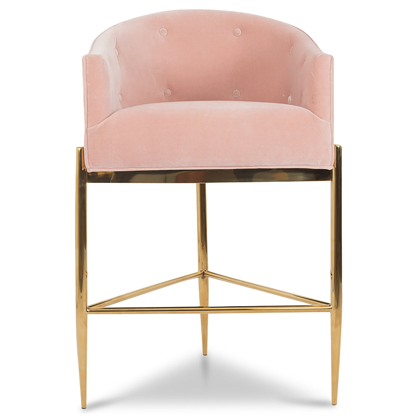 Trader Vic's Bar and Counter Stool in Velvet - Tom Collins Home