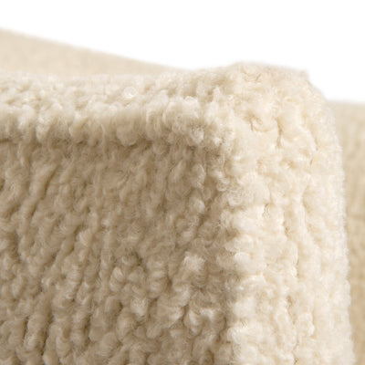 Trader Vic's Dining Chair in Faux Sheepskin - Tom Collins Home