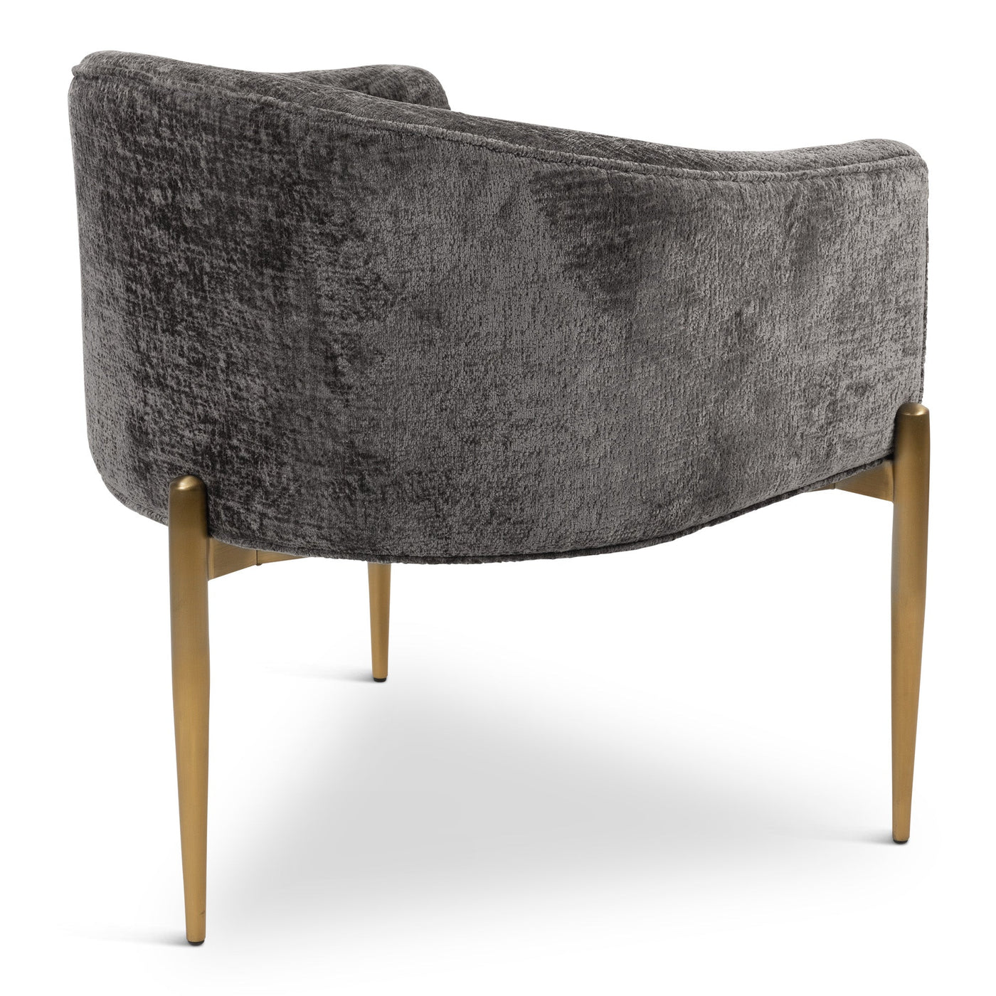Trader Vic's Dining Chair in Hammered Chenille - Tom Collins Home