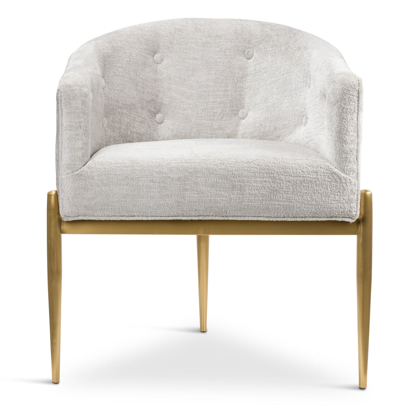 Trader Vic's Dining Chair in Hammered Chenille - Tom Collins Home