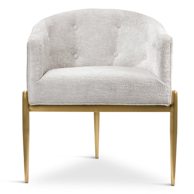 Trader Vic's Dining Chair in Hammered Chenille - Tom Collins Home