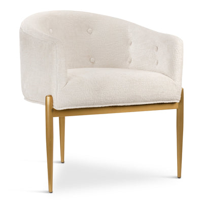 Trader Vic's Dining Chair in Hammered Chenille - Tom Collins Home