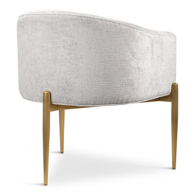 Trader Vic's Dining Chair in Hammered Chenille - Tom Collins Home