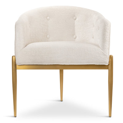 Trader Vic's Dining Chair in Hammered Chenille - Tom Collins Home