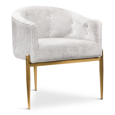 Trader Vic's Dining Chair in Hammered Chenille - Tom Collins Home