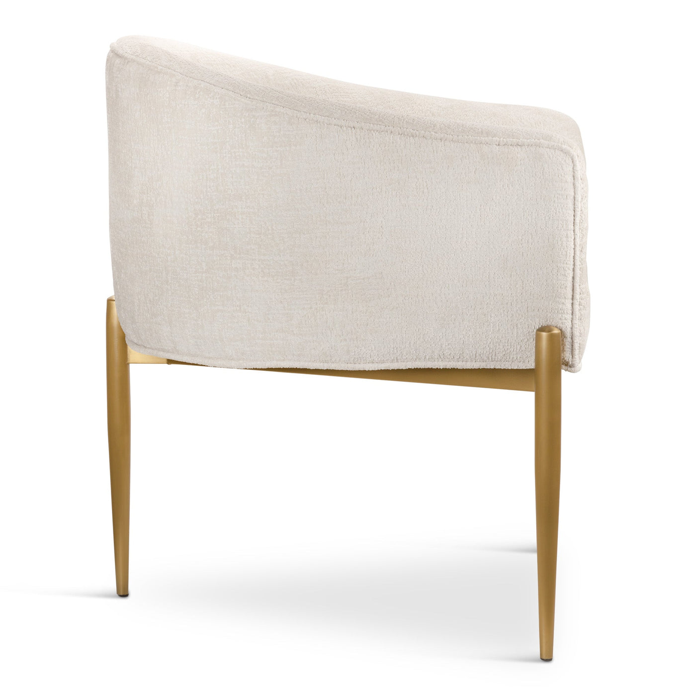 Trader Vic's Dining Chair in Hammered Chenille - Tom Collins Home
