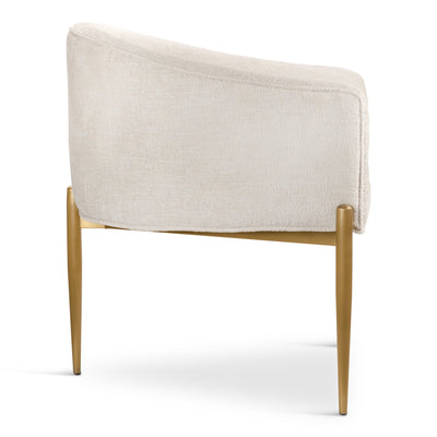 Trader Vic's Dining Chair in Hammered Chenille - Tom Collins Home