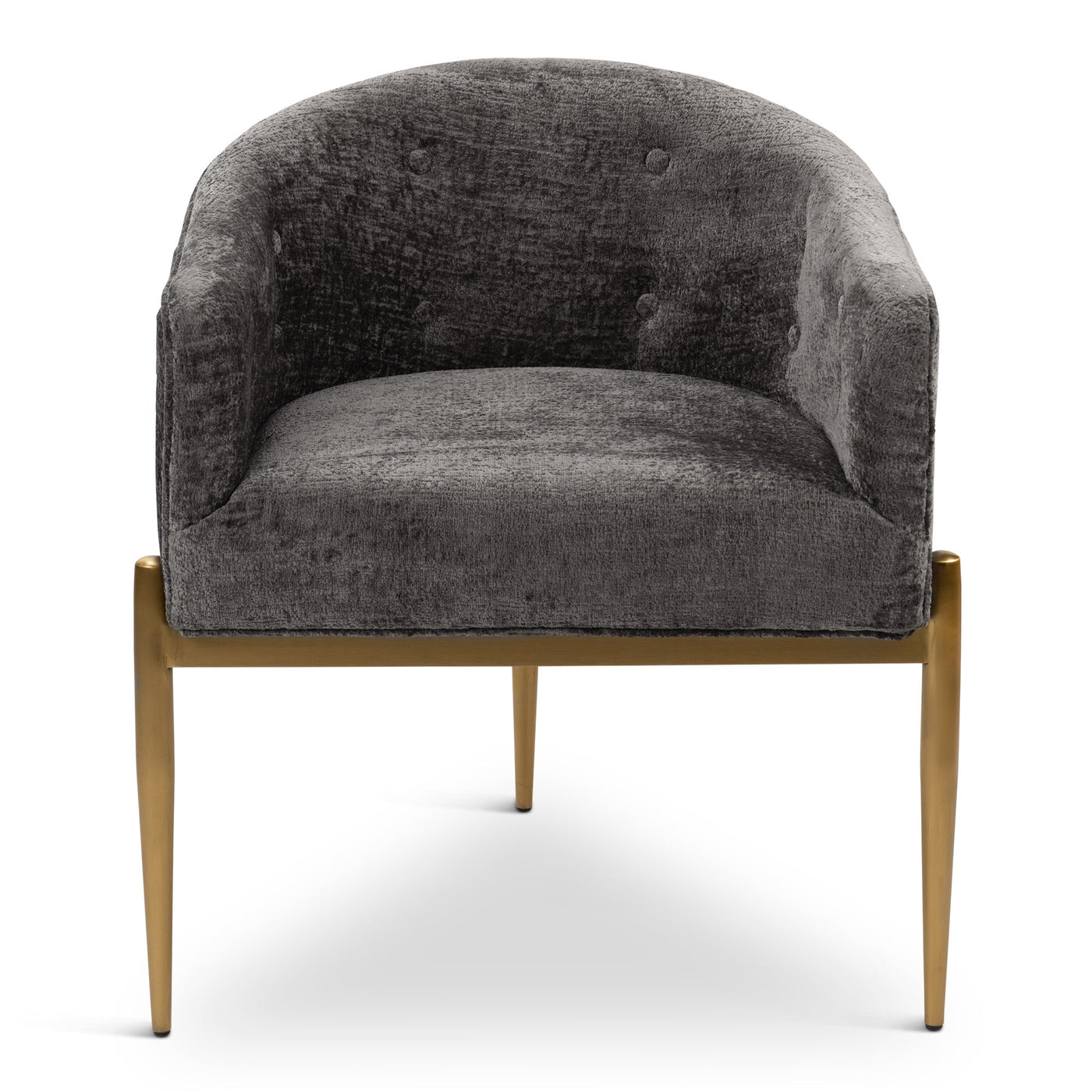 Trader Vic's Dining Chair in Hammered Chenille - Tom Collins Home