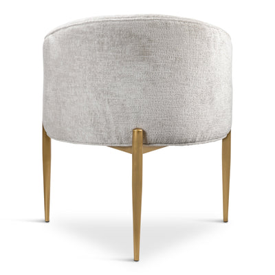 Trader Vic's Dining Chair in Hammered Chenille - Tom Collins Home