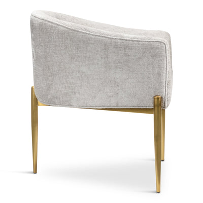 Trader Vic's Dining Chair in Hammered Chenille - Tom Collins Home